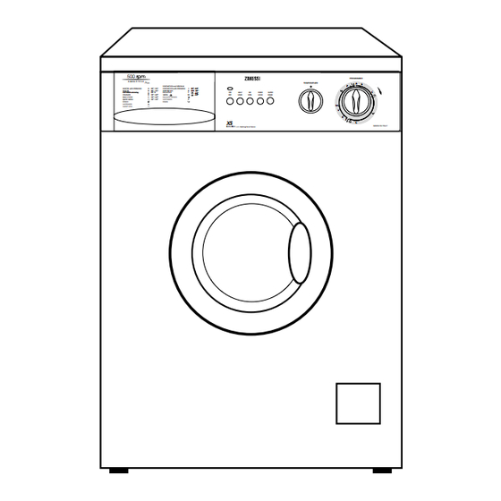 Zanussi ZWS 150 Instruction Booklet