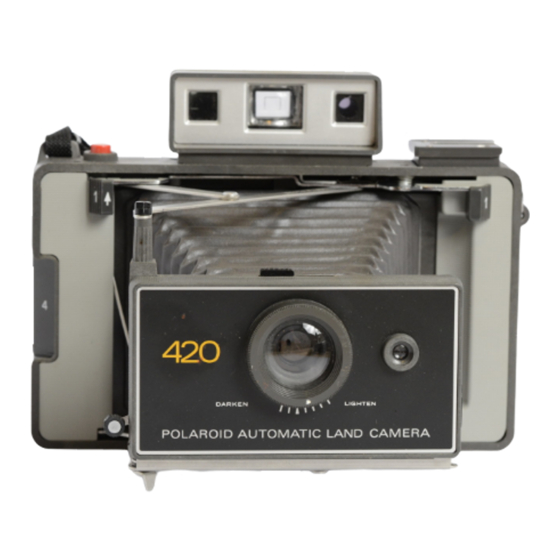 Polaroid 420 Instruction Manual