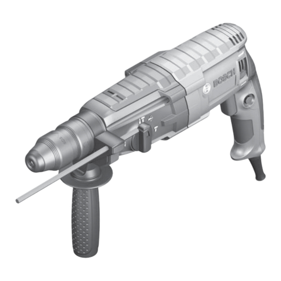 BOSCH GBH 2-28 D ORIGINAL INSTRUCTIONS MANUAL Pdf Download