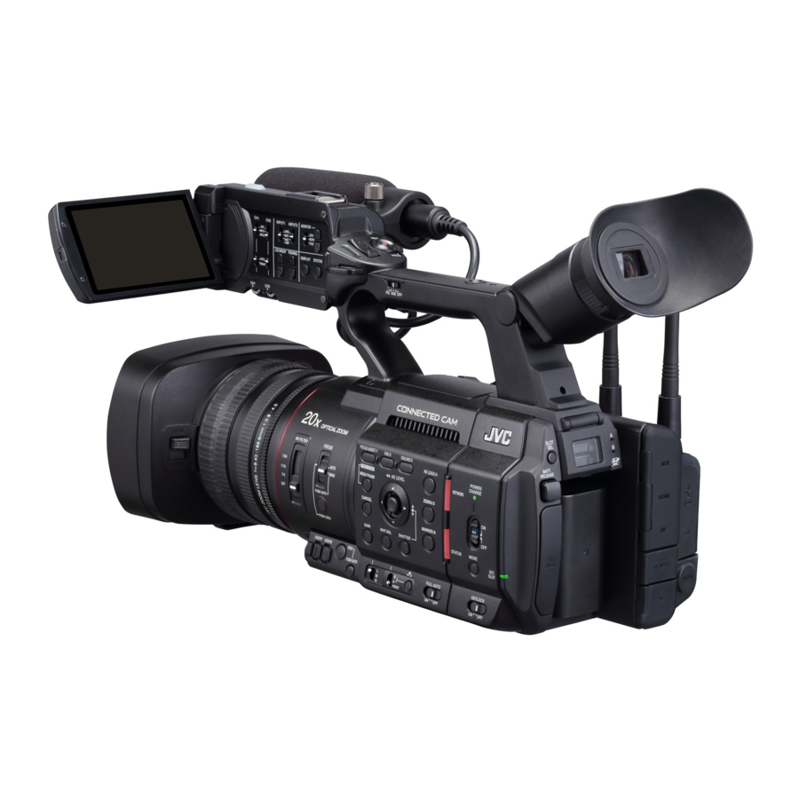 JVC GY-HC550 Updated Features And Instructions