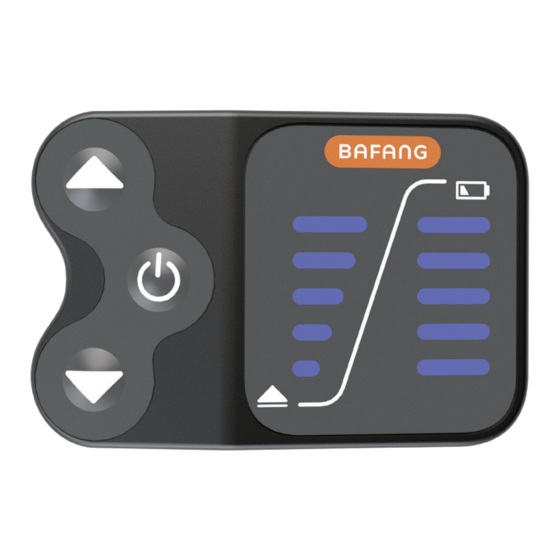 BAFANG DP E08.CAN User Manual