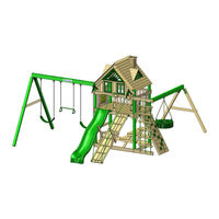 PlayNation Play Systems Acadia Treehouse with Fort Add On 1500BWF Assembly Instructions Manual