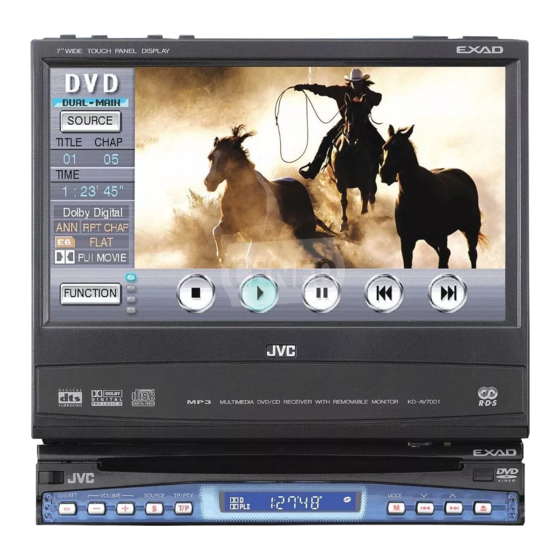 JVC KD-AV7001 Installation & Connection Manual
