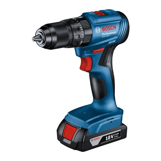 Bosch GSR Professional 185-LI Manuals