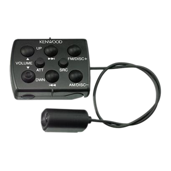 Kenwood KCA-RC700A Instruction Manual