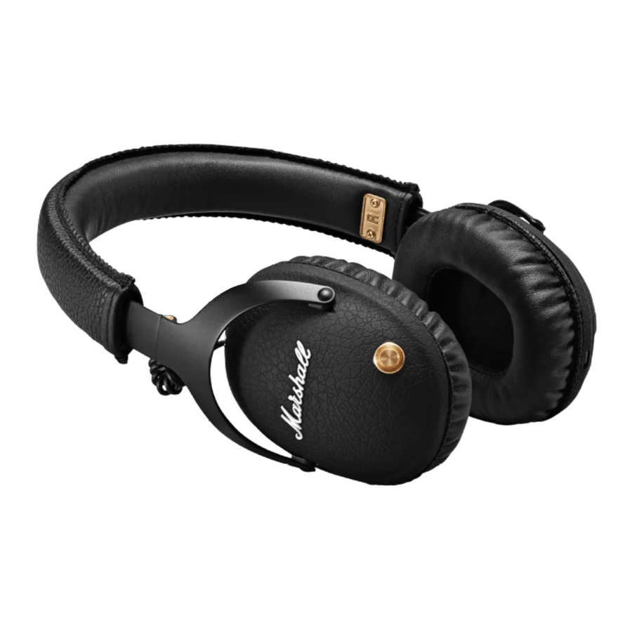 Marshall Monitor Bluetooth - Over Ear Manual