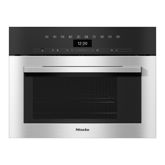 Miele DGM 7340 Operating And Installation Instructions