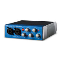 PRESONUS AudioBox USB 96 Quick Start Manual