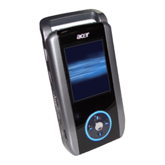 Acer MP200 MP3 Player Manuals