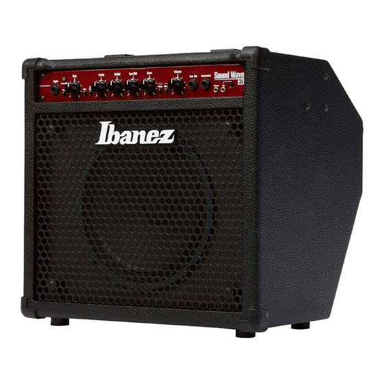 Ibanez Sound Wave SW35 Owner's Manual