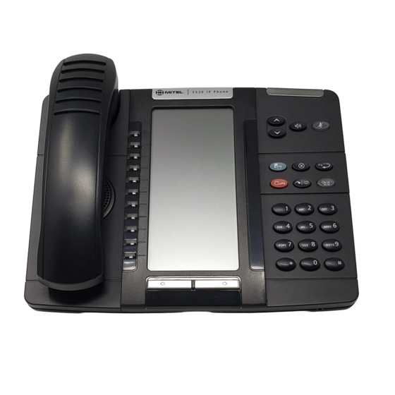 MITEL 5320 USER MANUAL Pdf Download | ManualsLib