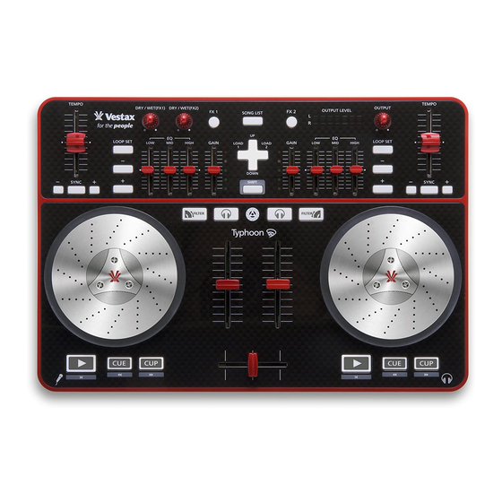 Vestax TYPHOON Quick Start Manual