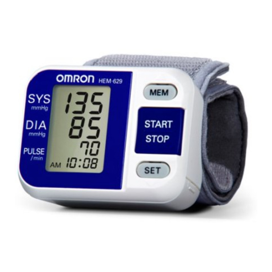 Best Buy: Omron Wrist Blood Pressure Monitor HEM-637