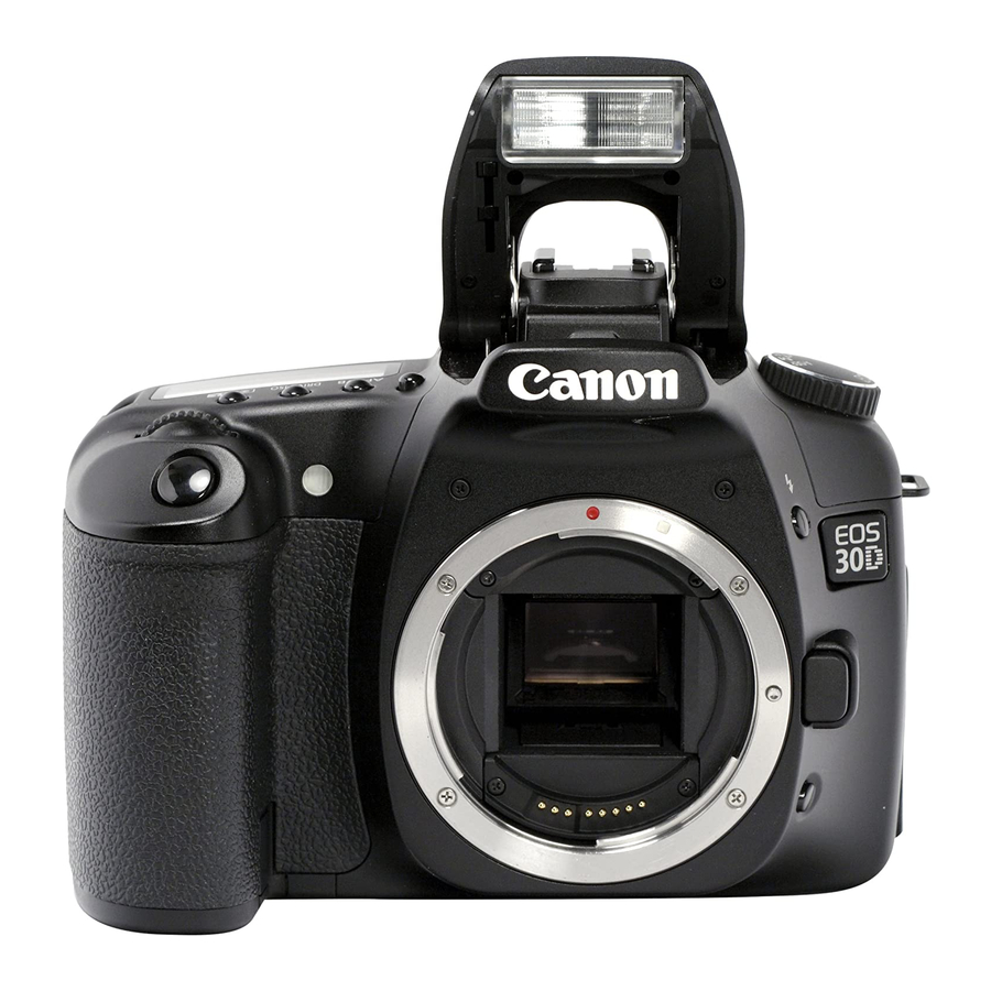 CANON EOS 30D INSTRUCTION MANUAL Pdf Download | ManualsLib