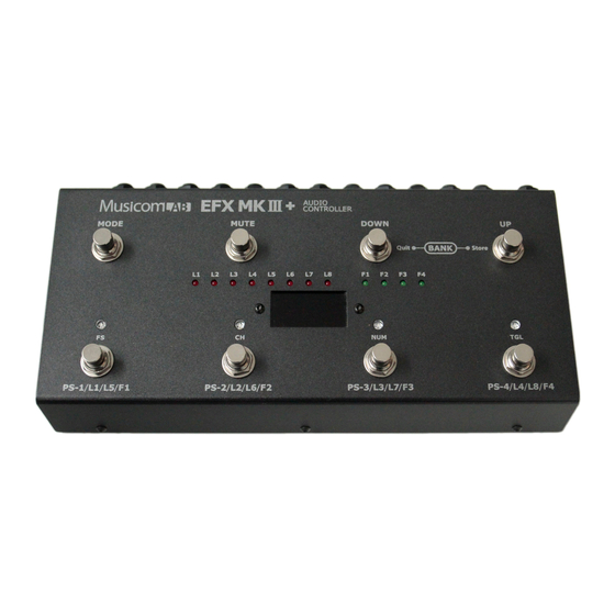 【スイッチャー】Musicom Lab EFX MK3 Plus スイッチャー】Musicom Lab EFX MK3 Plus