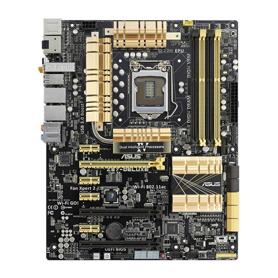 Asus Z87-DELUXE User Manual