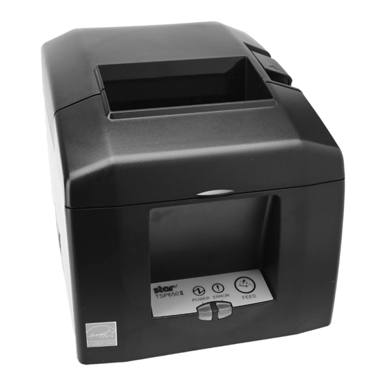 STAR TSP650 SERIES HARDWARE MANUAL Pdf Download ManualsLib