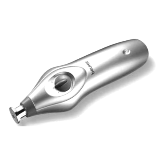 Beurer Profi-Set MP 30 Instructions For Use Manual