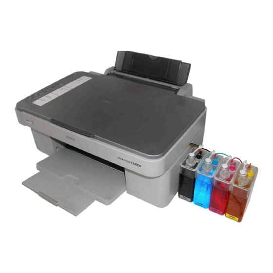 Epson Stylus CX3500 Series Setup Manual