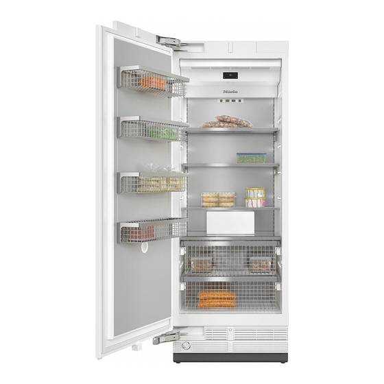 Miele MasterCool F 2412 Vi Operating And Installation Instructions