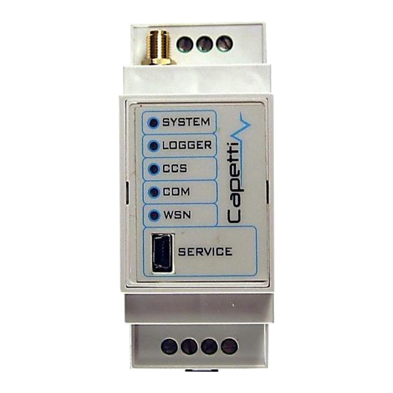 Capetti Elettronica MWLI-MB Quick Manual