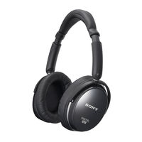 Sony DIGITAL NOISE CANCELING HEADPHONES MDR-NC500D User Manual