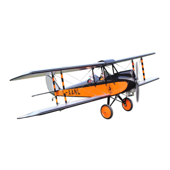 Seagull Models De Havilland DH-60M Moth 72" wingspan 15cc-20cc Assembly Manual