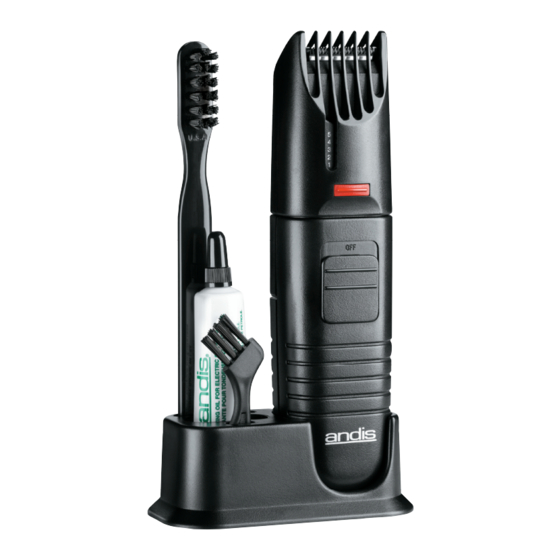 Andis BTS Use And Care Manual