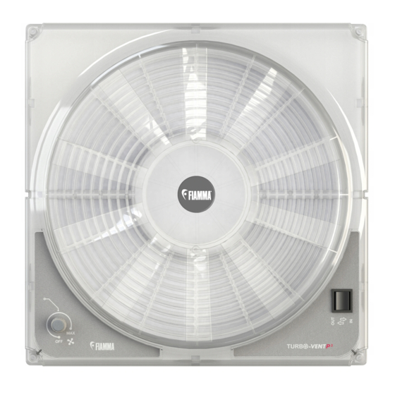 Fiamma Turbo-Vent P3 Instructions For Use Manual