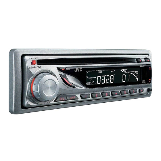 JVC KD-G120 Service Manual