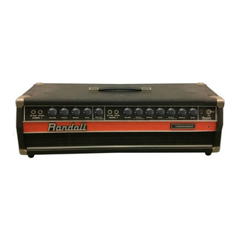Randall RG120 Owner's Manual