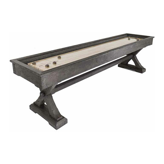 Presidential Billiards Kariba Installation Instructions Manual