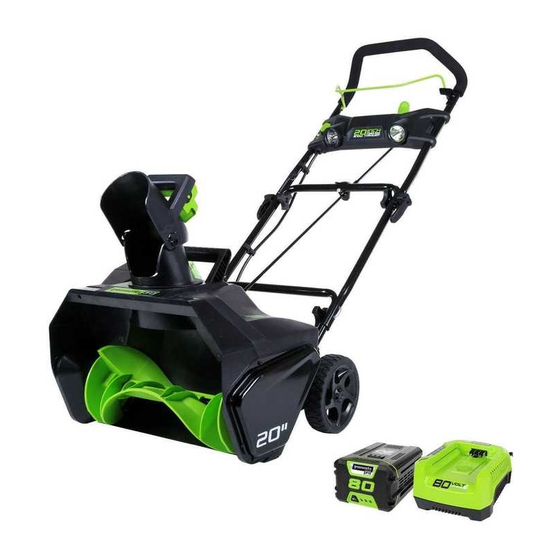 GreenWorks SNF402 Operator's Manual