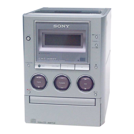 Sony HCD-M80 Manuals