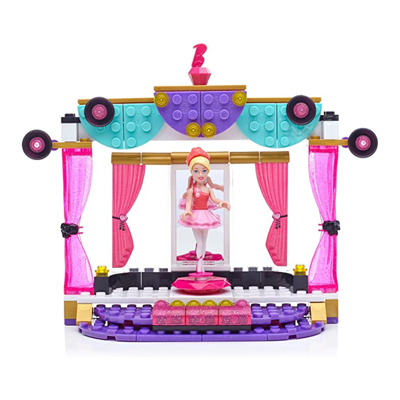 Mega Bloks Barbie Build'n Play Ballet Studio Manual