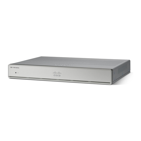 Cisco C111x-4P Series Hardware Installation Manual