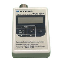 Kyowa WDS-180A Instruction Manual