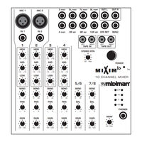 M-Audio Mixim 10 Manual