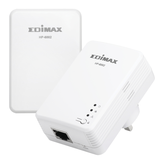 Edimax HP-6002 Quick Installation Manual