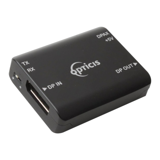 opticis DPAX User Manual