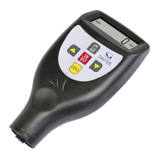 sauter TE 1250-0.1 FN Instruction Manual