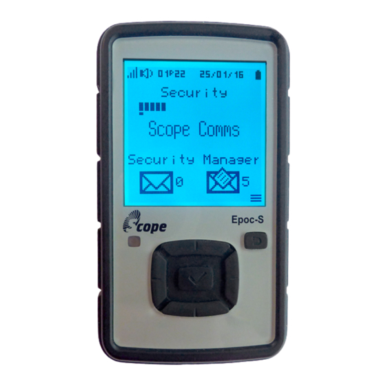 scope EPOC-S Quick Start Manual
