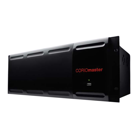 Tvone CORIOmaster C3-540 Operation Manual