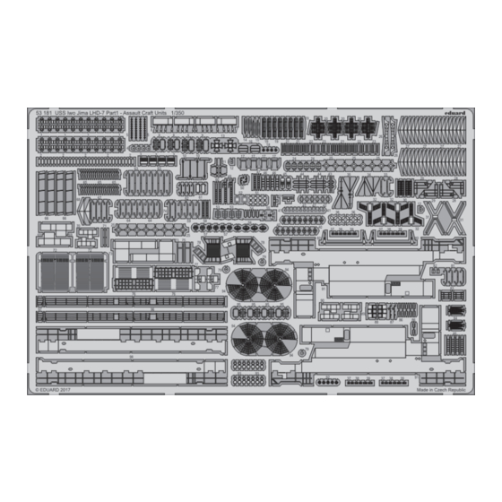 Eduard USS Iwo Jima LHD-7 Part1 - Assault craft units 1/350 Quick Start Manual