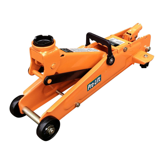 Pro-Lift F1650A Owner's Manual