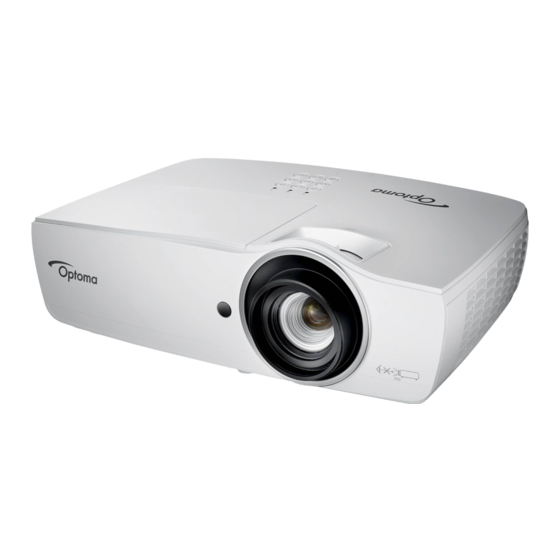 Optoma WU465 User Manual