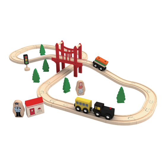 TINY LAND Wooden Train Set-74 Pcs Assembly Instructions