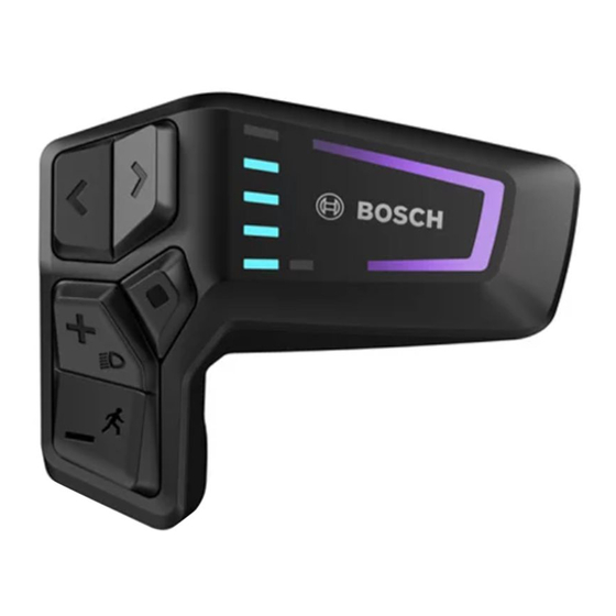 Bosch LED Remote BRC3600 Original Operating Instructions