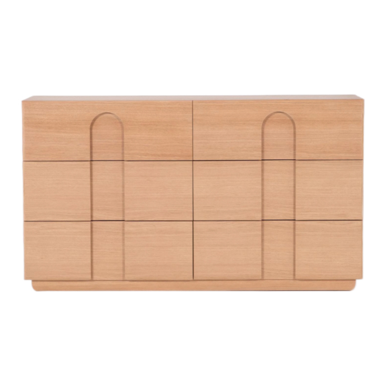 Living Spaces CATANIA DE-CATA-OAK-B04-150 Assembly Instructions