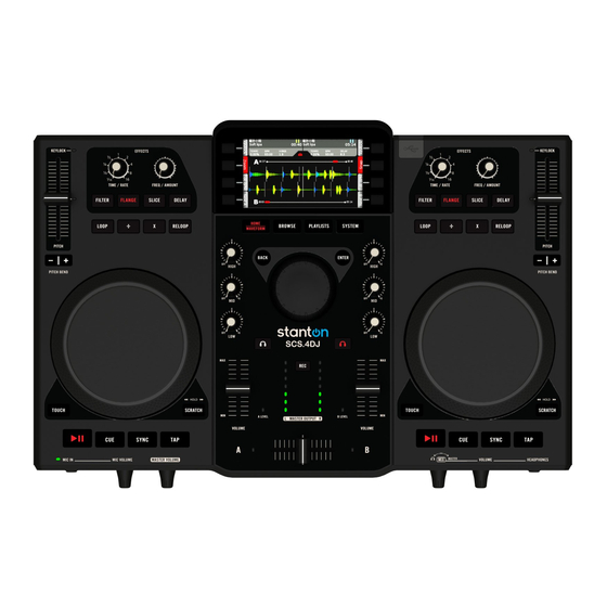 Stanton SCS.4DJ Quick Start Manual